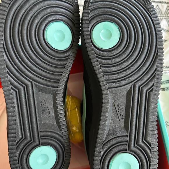 Tiffany blue Air Force 1’s